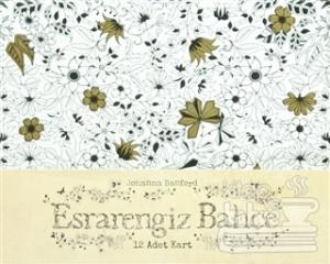 Esrarengiz Bahçe 12 Adet Tebrik Kartı ve Zarfı (Kutulu)