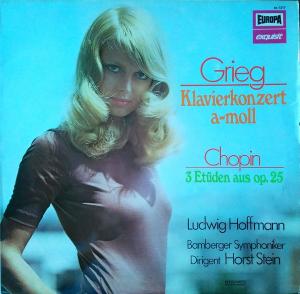 Grieg - Klavierkonzert a-moll - Chopin - 3 Etüden op. 25 - Ludwig Hoffman - LP