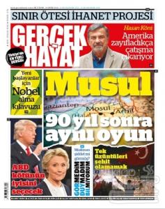Gerçek Hayat Dergisi Sayı: 834 / 17Ekim - 23Ekim 2016