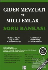 Gider Mevzuatı ve Milli Emlak Soru Bankası