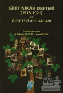 Girit Nikah Defteri (1916- 1921) ve Girit'teki Aile Adları