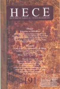 Hece Aylık Edebiyat Dergisi Sayı: 191