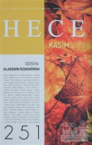 Hece Aylık Edebiyat Dergisi Sayı: 251 - Kasım 2017