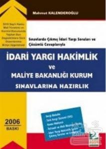 İdari Yargı Hakimlik ve Maliye Bakanlığı Kurum Sınavlarına Hazırlık
