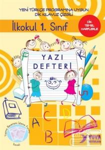 İlkokul 1. Sınıf Yazı Defteri-Dik Temel Harflerle