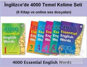 İngilizce'de 4000 Temel Kelime Seti / 4000 Essential English Words (6 Kitap+Online Ses Dosyaları)