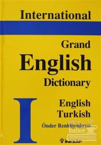 International Grand English Dictionary English - Turkish (Ciltli)