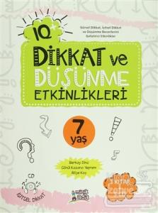 IQ Dikkat ve Düşünme Etkinlikleri 7 Yaş -  (3 Kitap + 3 CD)