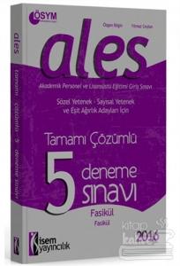 İsem ALES Tamamı Çözümlü 5 Deneme Sınavı 2016