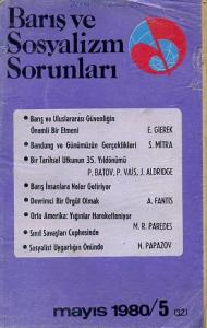Barış ve Sosyalizm Sorunları 5 Mayıs 1980