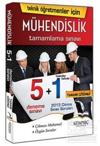 Kitapseç 2014 Mühendislik Tamamlama Sınavı  5+1 Tamamı Çözümlü Deneme Sınavı