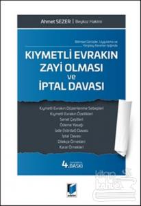 Kıymetli Evrakın Zayi Olması ve İptal Davası