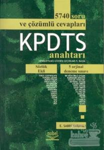 KPDTS Anahtarı 5740 Soru ve Çözümlü Cevapları 5 Orijinal Deneme Sınavı - Sözlük Ekli