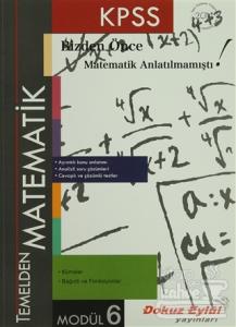 KPSS Temelden Matematik Modül 6