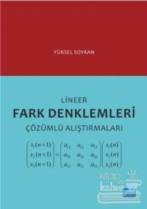 Lineer Fark Denklemleri Çözümlü Alıştırmaları