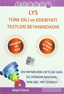 LYS Türk Dili ve Edebiyatı Testleri Beyanındadır