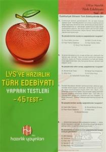 LYS'ye Hazırlık Türk Edebiyatı Yaprak Testleri (45 Test)