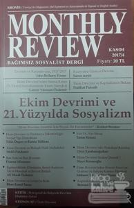 Monthly Review Bağımsız Sosyalist Dergi Kasım 2017 / 4. Sayı