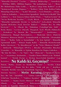 Ne Kaldı ki, Geçmişe?