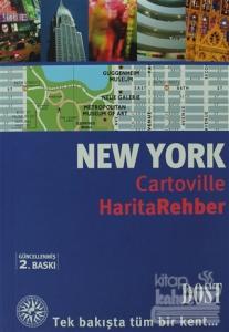 New York Cartoville Harita Rehber (Ciltli)