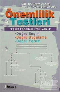Önemlilik Testleri Paket Program Uygulamalı