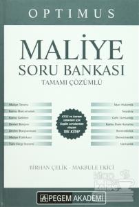 Optimus Maliye Soru Bankası Tamamı Çözümlü (Ciltli)