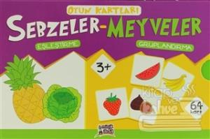 Oyun Kartları Sebzeler - Meyveler