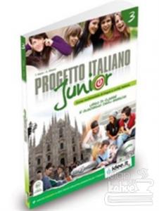 Progetto Italiano Junior 3 (Ders Kitabı ve Çalışma Kitabı+CD) İtalyanca Orta Seviye