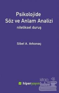 Psikolojide Söz ve Anlam Analizi