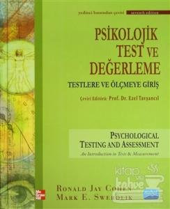 Psikolojik Test ve Değerleme - Testlere ve Ölçmeye Giriş (Ciltli)