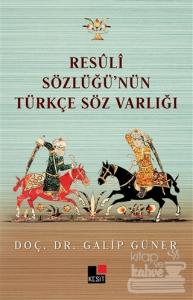 Resüli Sözlüğünün Türkçe Söz Varlığı