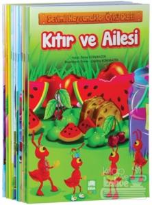 Sevimli Hayvancıklar Öykü Dizisi Düz Yazılı (10 Kitap Takım - Büyük Boy)