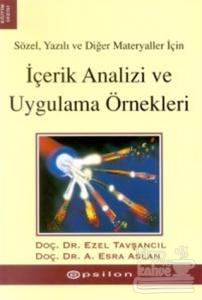 Sözel, Yazılı ve Diğer Materyaller İçin İçerik Analizi ve Uygulama Örnekleri