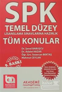 SPK Temel Düzey (Tüm Konular) Lisanslama Sınavlarına Hazırlık