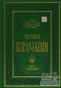 Tecvidli Kur'an-ı Kerim (Rahle Boy, Bilgisayar Hatlı, Deri Kapak, Kod: 028) (Ciltli)
