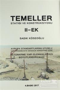 Temeller Statiği ve Konstruksiyonu - 2 Ek