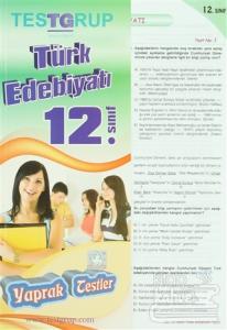 Test Grup 12.Sınıf Türk Edebiyatı Yaprak Testler
