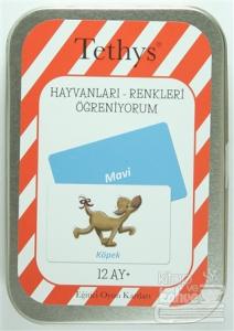 Tethys Hayvanları - Renkleri Öğreniyorum (Kutulu)