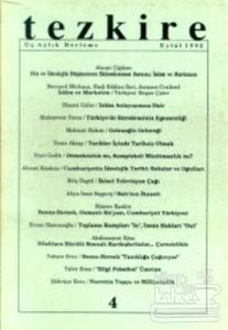 Tezkire Üç Aylık Derleme Sayı: 4