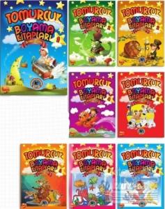 Tomurcuk Boyama Kitapları (8 Kitap Takım)