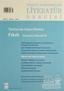 Türkiye Araştırmaları Literatür Dergisi Cilt 12 Sayı: 23