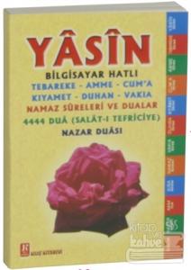 Yasin-i Şerif Bilgisayar Hatlı, Türkçe Okunuş ve Meali (Cep boy, İthal Kağıt, Renkli)