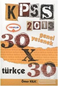 Yediiklim Genel Yetenek Türkçe 30x30 Deneme