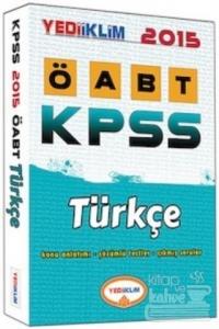 Yediiklim KPSS Alan Bilgisi 2014 ÖABT Türkçe