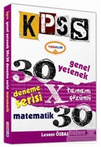 Yediiklim KPSS Matematik Gy 30x30 Tamamı Çözümlü Deneme Serisi 2014