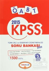 Yediiklim KPSS ÖABT Türk Dili ve Edebiyatı Çözümlü Soru Bankası 2015