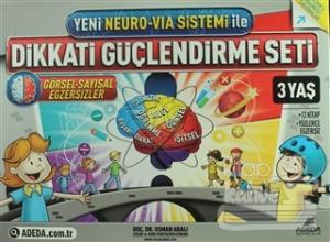 Yeni Neuro-Via Sistemi ile Dikkati Güçlendirme Seti 3 Yaş (3 Kitap)