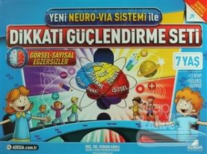 Yeni Neuro-Via Sistemi ile Dikkati Güçlendirme Seti 7 Yaş (3 Kitap)