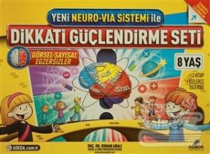 Yeni Neuro-Via Sistemi ile Dikkati Güçlendirme Seti 8 Yaş (3 Kitap)