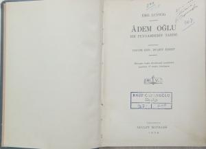 Adem Oğlu, Bir Peygamberin Tarihi, İkinci El